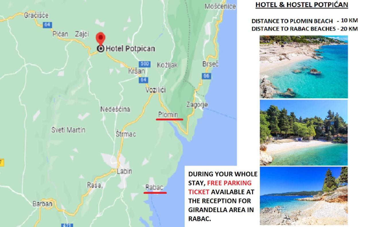 Hotel Potpićan Exteriör bild